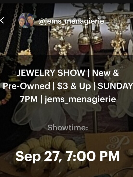 Accessories - SUNDAY JEWELRY SHOW NOTIFICATION